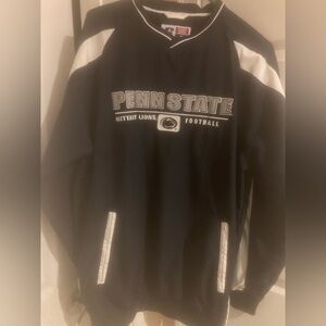 Mens Russell Athletic Penn State Pullover Windbreaker Jacket Sz Small Good cond